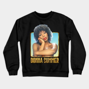 Donna Summer / Retro 70s Fan Art Design Crewneck Sweatshirt